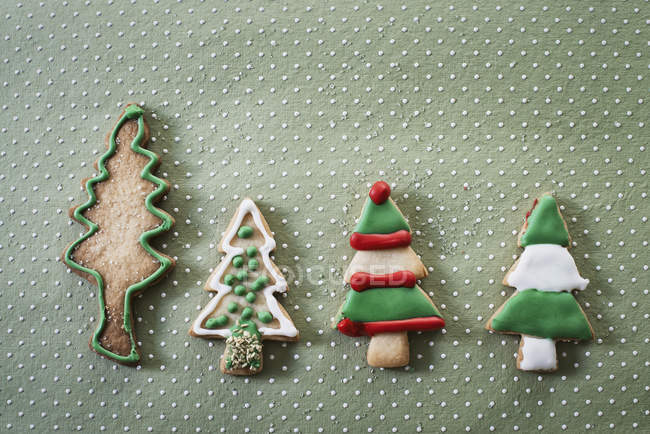 Organic homemade Christmas cookies — Stock Photo