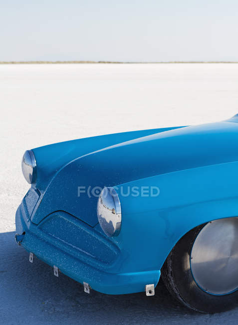 Bonnet of a custom race car — Stock Photo
