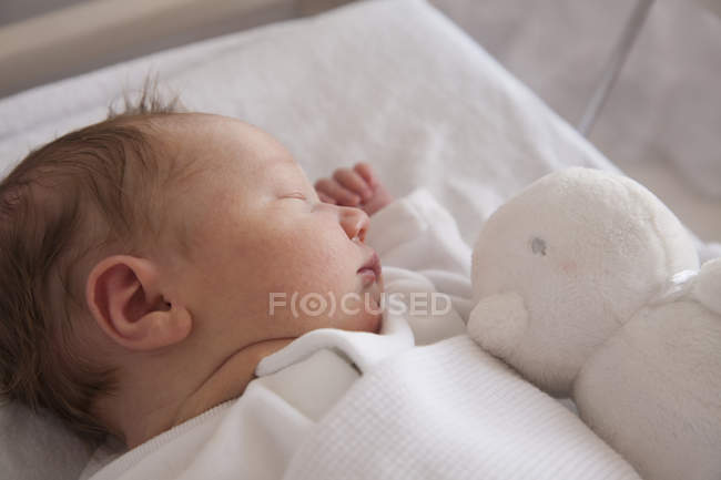New born baby sleeping — Stock Photo