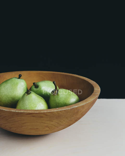 Зелений Anjou груші — стокове фото