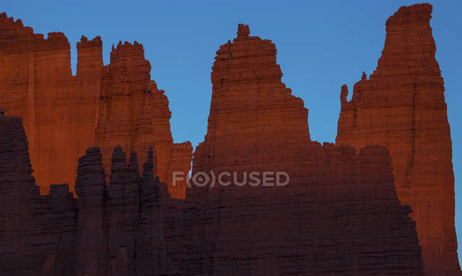 Red rock cliffs — Stock Photo