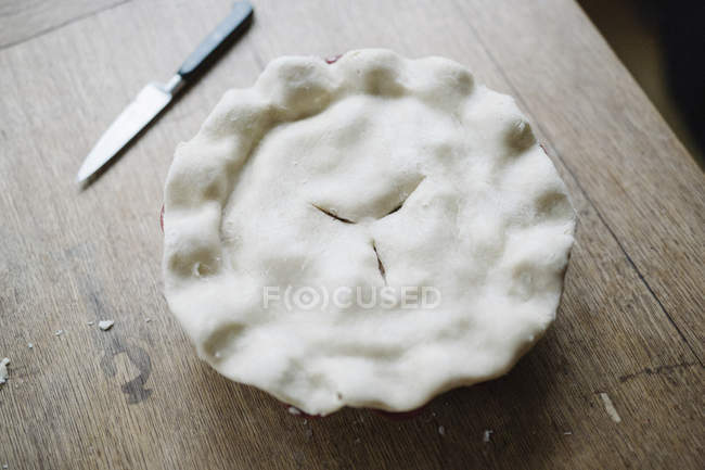 Homemade uncooked pastry — Stock Photo