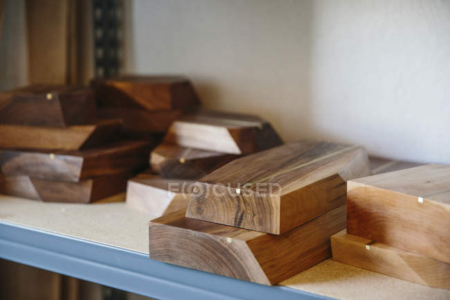 Tavole di legno liscio . — Foto stock