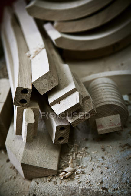 Chair legs and parts — Stock Photo