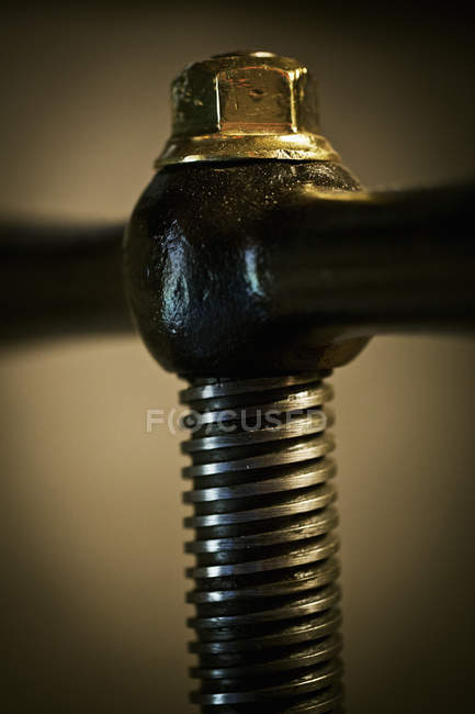 Wooden handle and thread — Stock Photo