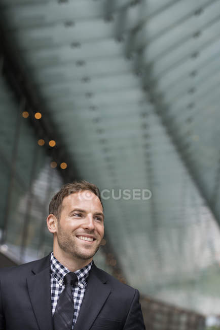 Man in a business suit — Stock Photo
