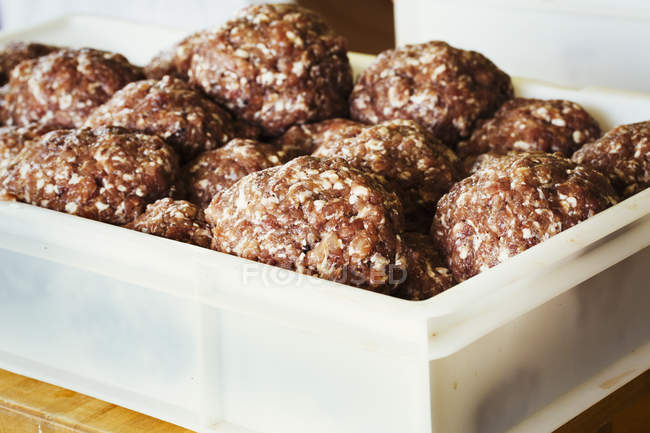 Minced meat patties — Stock Photo