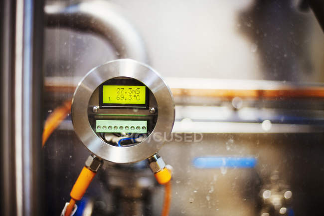 Gauge with a digital print out — Stock Photo