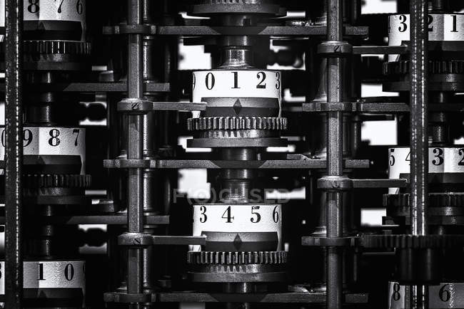 Structure of engine at computer history museum — Stock Photo