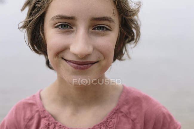 Onze anos de idade menina — Fotografia de Stock