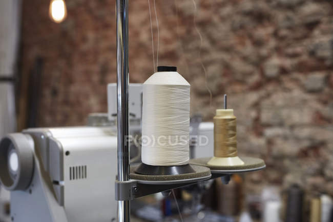 Industtrial sewing machine — Stock Photo