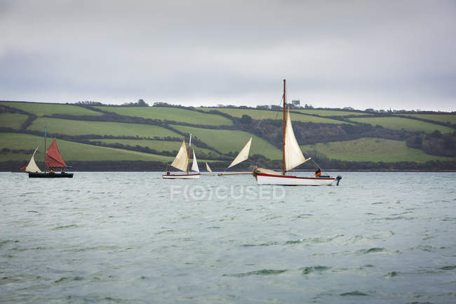 Traditional sailing boats — Stock Photo