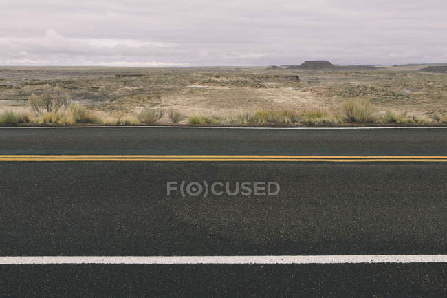 Straße durch die bemalte Wüste — Stockfoto