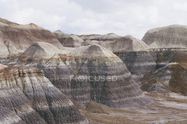 Перегляд пофарбовані пустелі — стокове фото