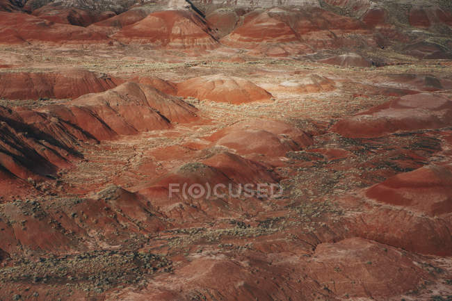 Vista del desierto pintado - foto de stock