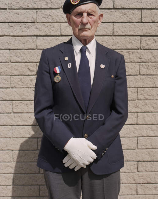Портрет ветерана Великой Отечественной войны — стоковое фото