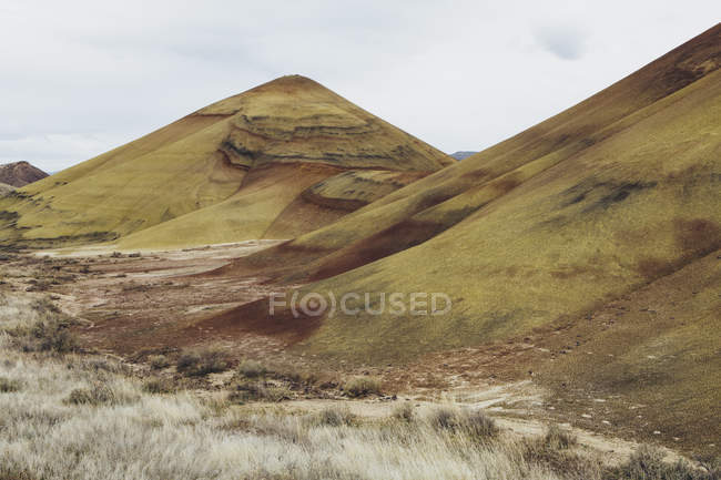 Colinas pintadas desierto paisaje - foto de stock