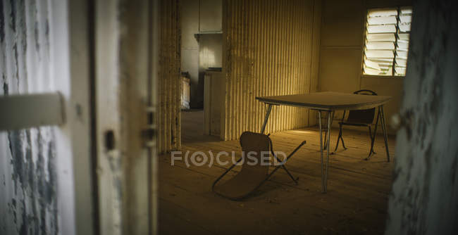 Innenraum des verlassenen Hauses — Stockfoto