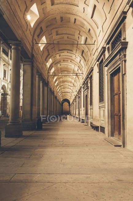 Palazzo Vecchio and  Uffizi Gallery — Stock Photo