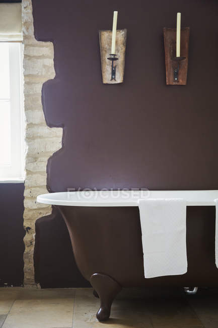Внутренний вид ванной комнаты — стоковое фото