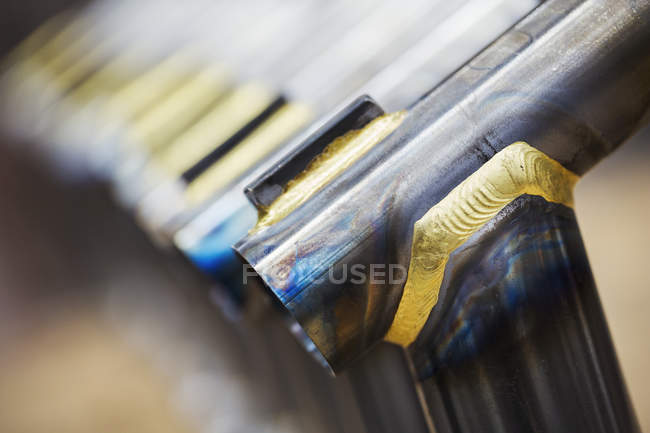 Bicycle frame parts — Stock Photo