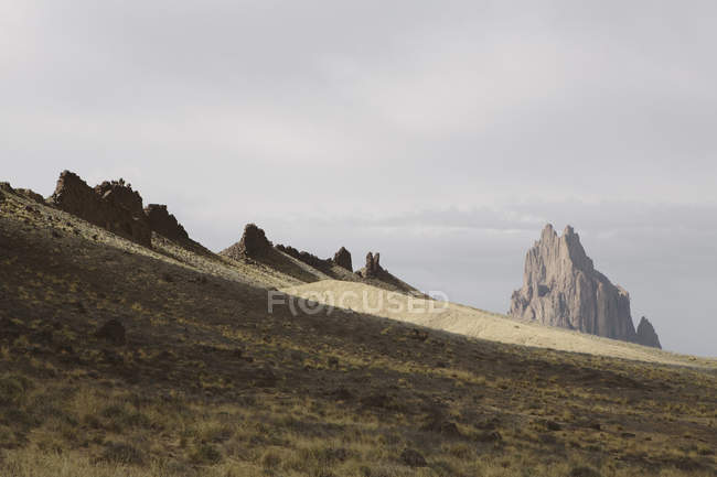 Shiprock, point de repère Navajo sacré — Photo de stock