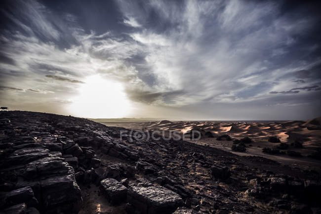Rocky desert landscape — Stock Photo
