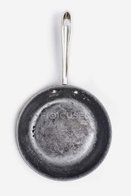 Poêle à frire assaisonnée avec surface de cuisson lisse . — Photo de stock