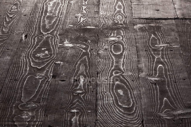 Patterned wooden flooring boards, full frame — Stock Photo