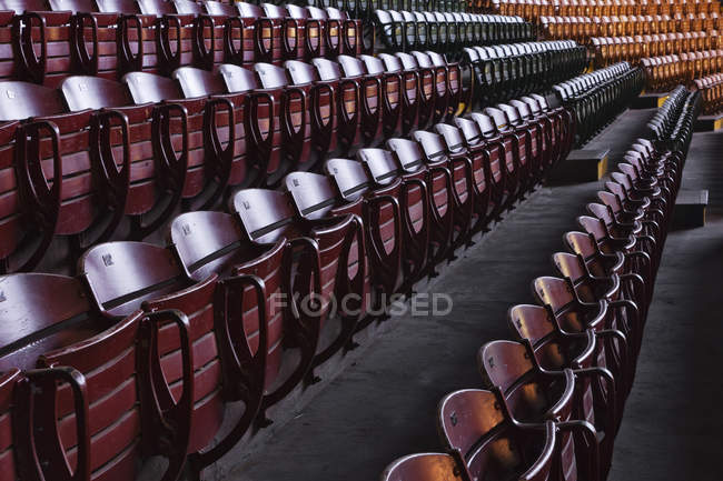 Stockyards coliseum seating in Fort Worth, Texas, USA — Stock Photo