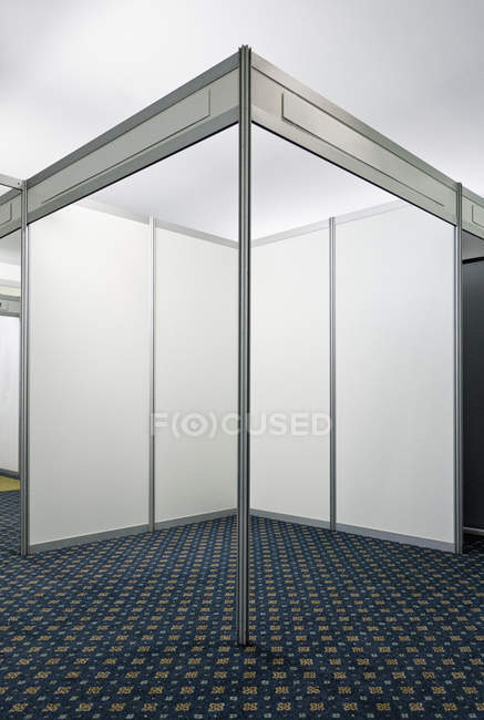 Empty exhibition booth in England, Great Britain, Europe — Stock Photo