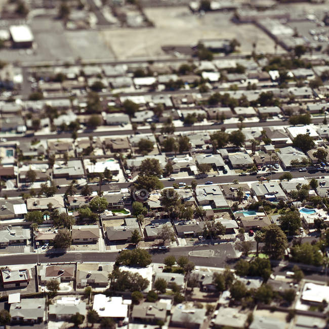 Вид с воздуха на жилой район в Ричмонде, США — стоковое фото