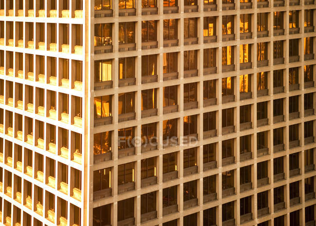 Full frame of office building in Seattle, Washington, USA — Stock Photo