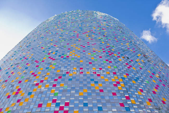 Edifício colorido da torre, Shanghai Expo, Shanghai, China — Fotografia de Stock