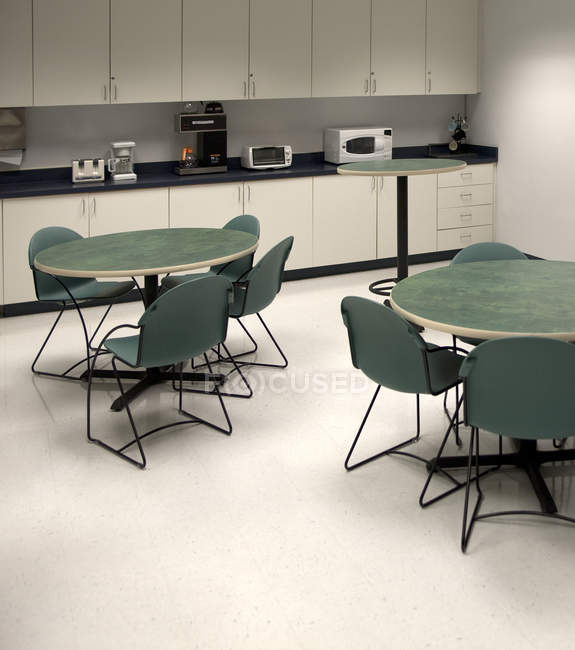 Office break room in Research Triangle Park, North Carolina, USA — Stock Photo
