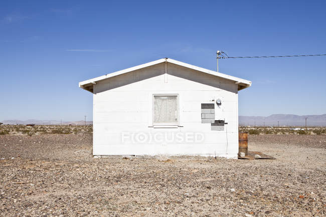 Edificio desierto abandonado, Twentynine Palms, California, EE.UU. - foto de stock