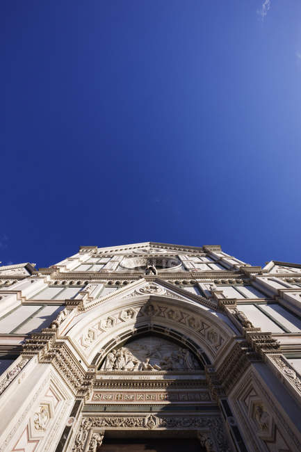Portale della Chiesa rinascimentale di Santa Croce in Italia, Europa — Foto stock