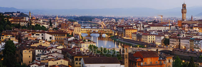 Skyline della storica città di Firenze in Italia, Europa — Foto stock