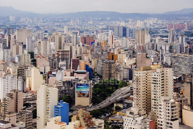 Современные здания в центре Сан-Паулу, Бразилия — стоковое фото