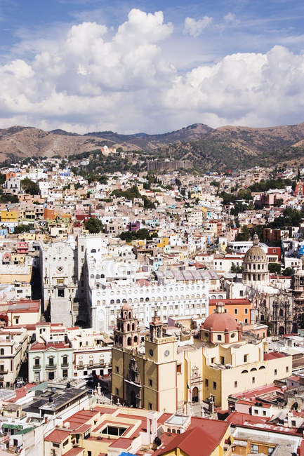Città di Guanajuato da Pipila Overlook at crepuscolo, Messico — Foto stock