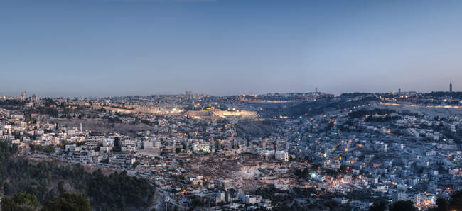 Воздушный вид на Иерусалим в Дауне — стоковое фото