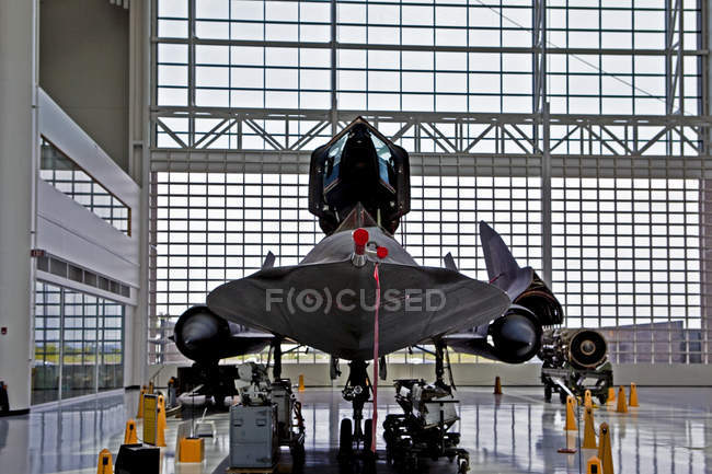 SR-71 Aeronave Blackbird em exibição em Oregon, EUA — Fotografia de Stock