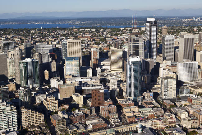 Arquitetura Downtown em Seattle, Washington, EUA — Fotografia de Stock