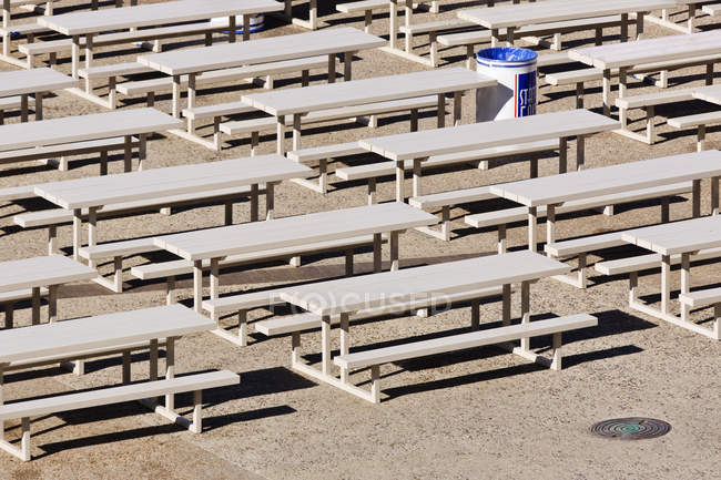 State fair seating area in Dallas, Texas, USA — Stock Photo