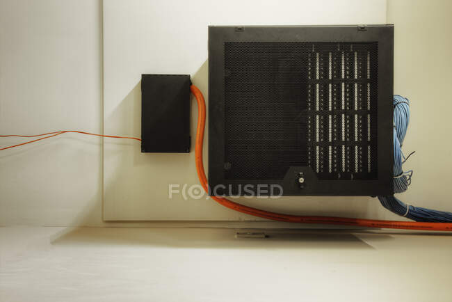 Circuit box, close-up view, technology concept — Stock Photo