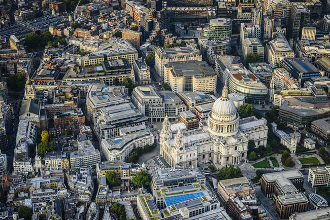 Vue aérienne du paysage urbain de Londres, Angleterre — Photo de stock