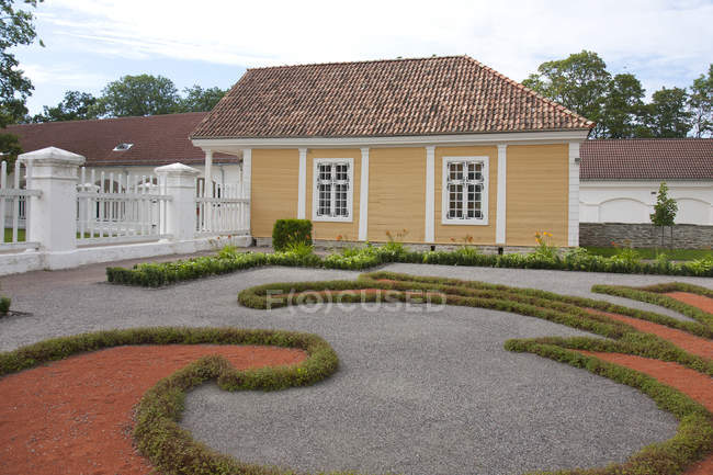Jardin paysager à Palmse Manor, Laane-Viru, Estonie — Photo de stock