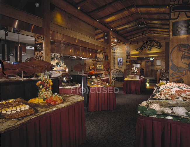 Restaurante Estados Unidos Ivar 's Salmon House Seattle — Fotografia de Stock