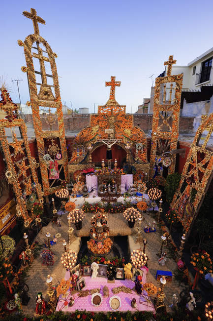 Giorno dei morti altare, San Miguel de Allende, Guanajuato, Messico — Foto stock