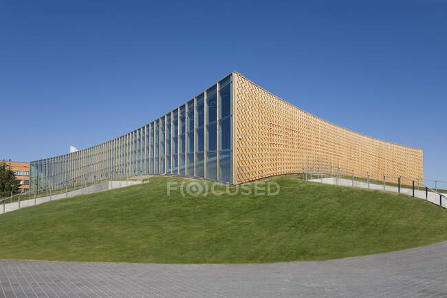Abstract Exterior of an University Sports Club — стокове фото